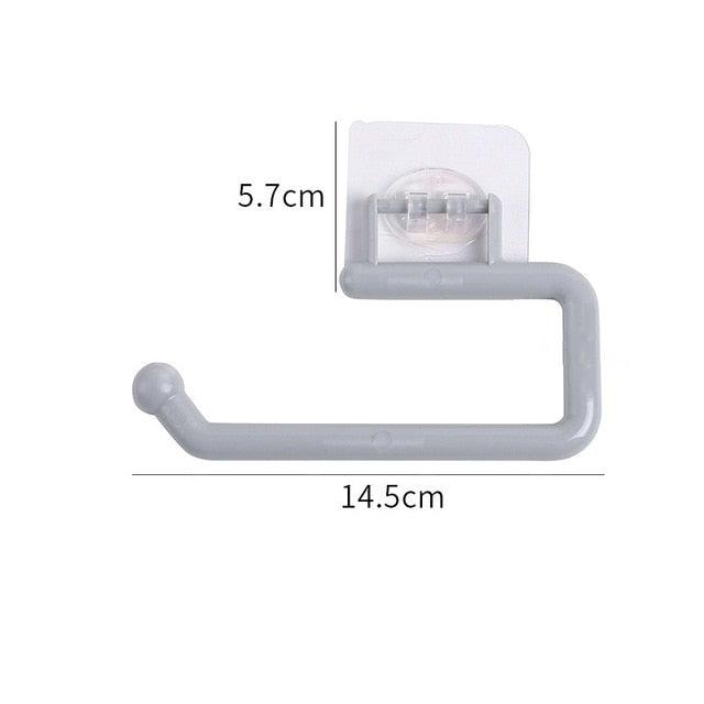 Toilet Wall Mount Toilet Paper Holder Stainless Steel Bathroom Kitchen Roll Paper Accessory Tissue Towel Accessories Holders Modern Paper Roll Holder Wall Mount Tissue Roll Rack For Bathroom