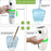 Touchless Automatic Soap Dispenser USB Charging Smart Foam Machine Infrared Sensor Foam Soap Dispenser Hand Sanitizer Touchless Commercial Easy Refill Soap & Sanitizer Holder Hand Free Sensor Wall Mount Adjustable Liquid Gel