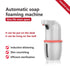 Touchless Automatic Soap Dispenser USB Charging Smart Foam Machine Infrared Sensor Foam Soap Dispenser Hand Sanitizer Touchless Commercial Easy Refill Soap & Sanitizer Holder Hand Free Sensor Wall Mount Adjustable Liquid Gel