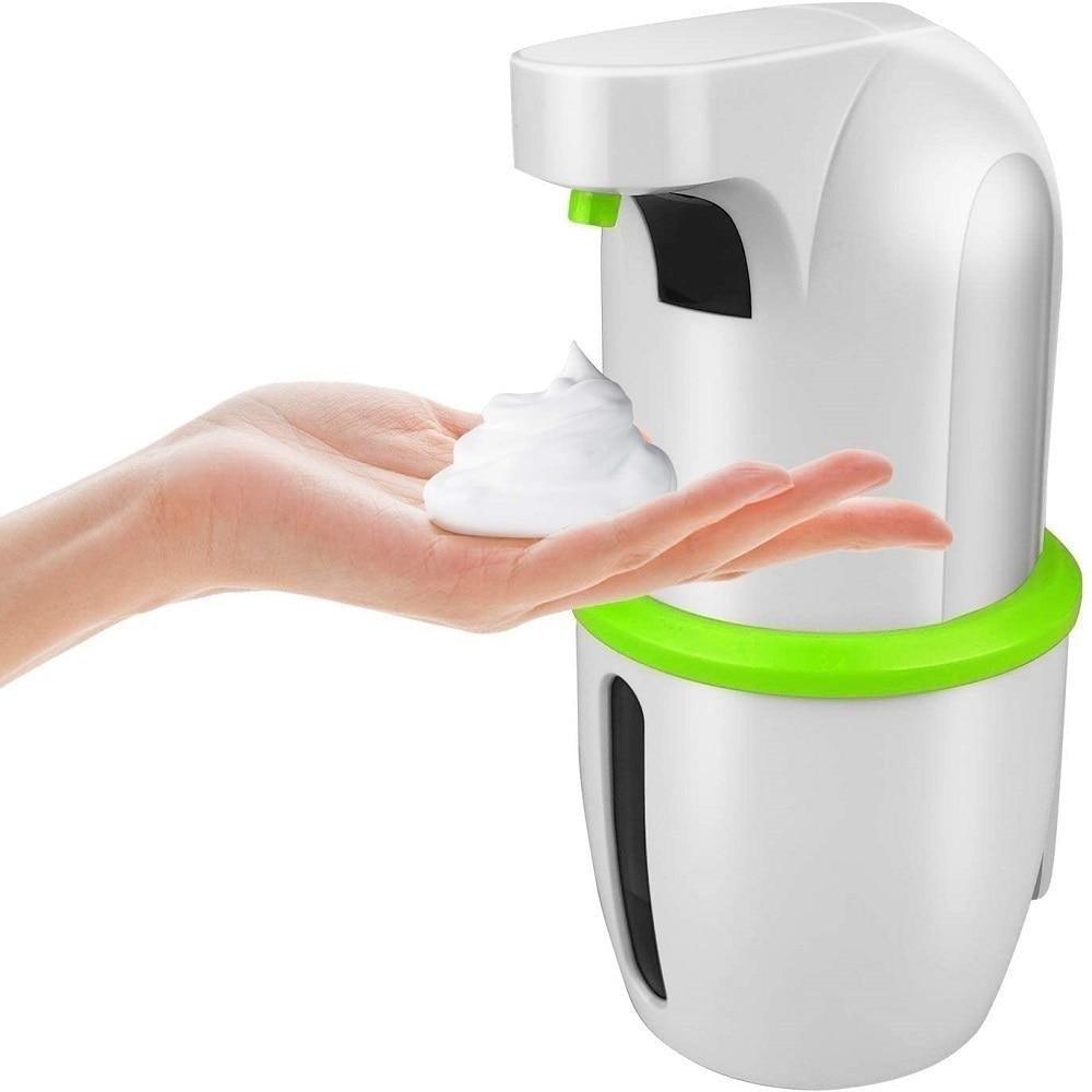 Touchless Automatic Soap Dispenser USB Charging Smart Foam Machine Infrared Sensor Foam Soap Dispenser Hand Sanitizer Touchless Commercial Easy Refill Soap & Sanitizer Holder Hand Free Sensor Wall Mount Adjustable Liquid Gel