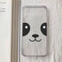 Transparent Creative Bear Panda Animal Shockproof Phone Case for iPhone 11 12 13 mini pro XS MAX 8 7 6 6S Plus X 5S case Lightweight Thin Flexible Soft Raised Edges Glossy Silicone Protective Phone Cover for iPhone