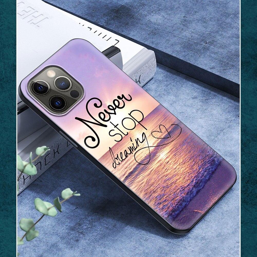 Travel Mountain Sea Beach Phone Case for iPhone 7 8 Plus 11 12 13 Pro Max X XR XS MAX SE 12 13Mini 14 Plus Soft Fall Cover Transparent Plastic Hard Back Cover with TPU Bumper Protective Phone Case