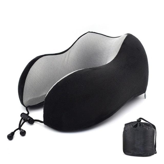 Travel Pillow and Multifunctional Scarf Travel Neck Pillow Soft Scarf Pillow Support Pillow Multifunctional Scarf For Airplane Home Or Office Nap Slow Rebound Space Outdoor Pillow Solid Neckline Cervical Healthcare Muffler Pillows