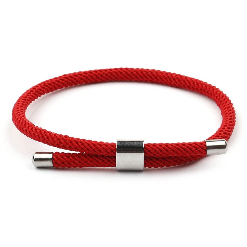 Trendy Bracelet Mens Women Adjustable Red Distance Couple Yoga Meditation Bracelet Nautical Braided Handmade Rope String Adjustable Friendship Bracelets For Men Women Unisex Bracelets