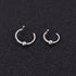 Trendy New Titanium Steel Punk Clip on Fake Piercing Ear Nose Lip Rings Unisex Nose Ring Women Septum Nose Ring Clips Septum Ring Hoop Cartilage Tragus Helix Small Piercing Nose Rings Hoop Cartilage Earring  Body Jewelry