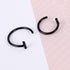 Trendy New Titanium Steel Punk Clip on Fake Piercing Ear Nose Lip Rings Unisex Nose Ring Women Septum Nose Ring Clips Septum Ring Hoop Cartilage Tragus Helix Small Piercing Nose Rings Hoop Cartilage Earring  Body Jewelry