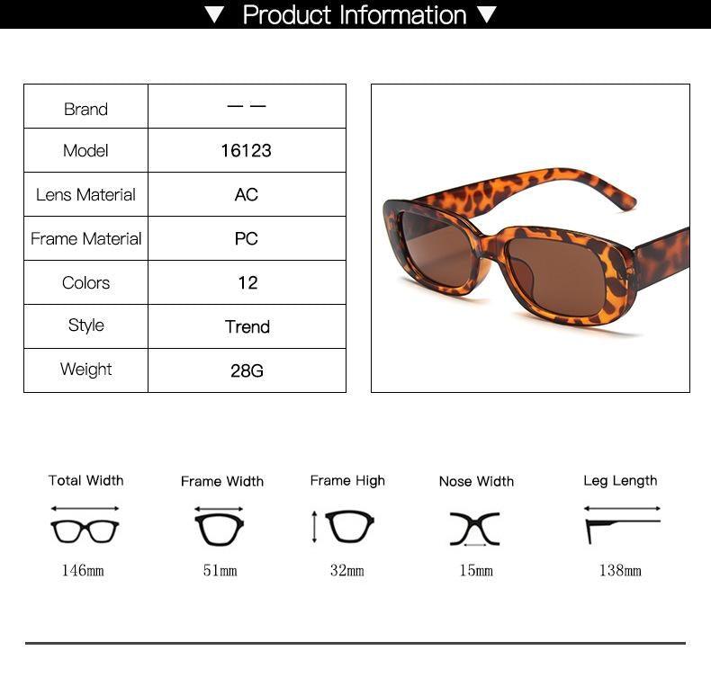 Trendy Rectangle Sunglasses for Women Narrow Square Frame Rectangle Sunglasses For Women New Luxury Glasses For Women/Men New Retro Style  Sun Glasses for Men