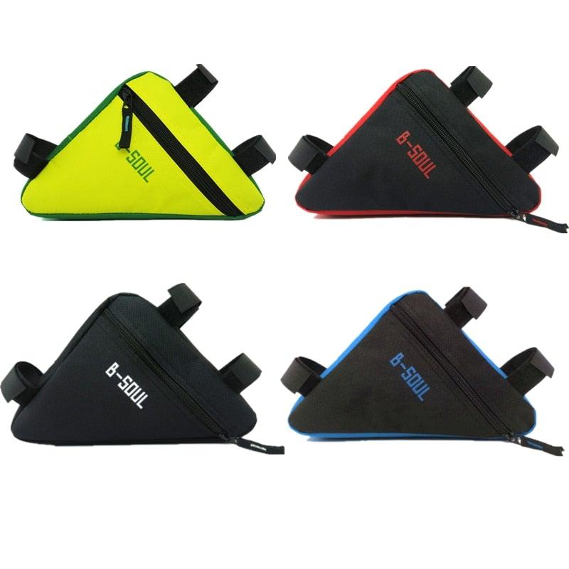 Triangle Bicycle Bag Road Bike Front Top Tube Frame Bag Bicycle Accessories Waterproof Durable Bike Bag Cycling Storage Bag  Bike Storage Bag Triangle Bike Bag For Road Bike Top Tube Bike Frame Bag Pocket