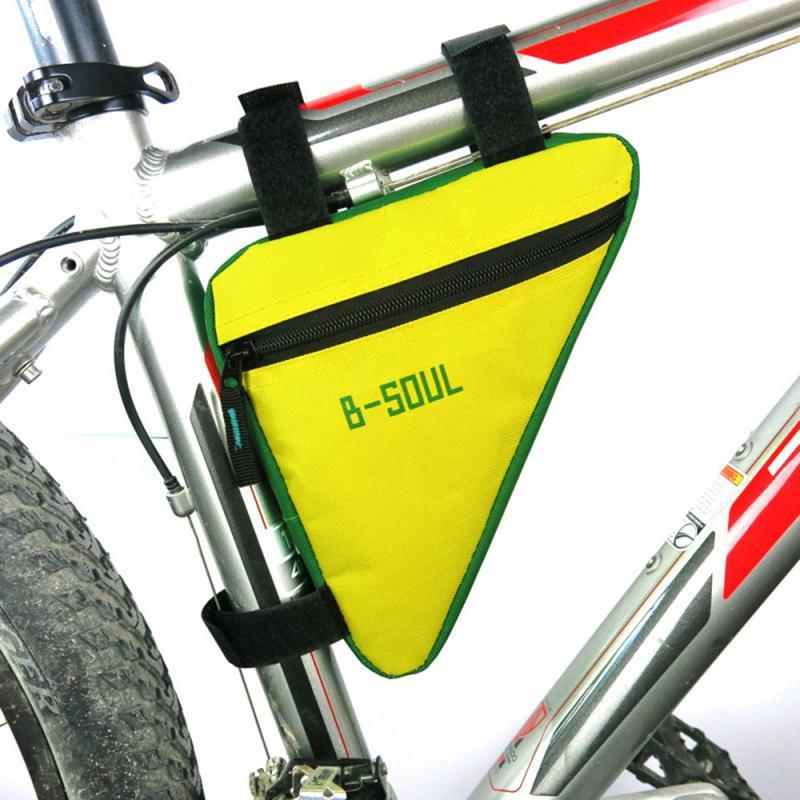 Triangle Bicycle Bag Road Bike Front Top Tube Frame Bag Bicycle Accessories Waterproof Durable Bike Bag Cycling Storage Bag  Bike Storage Bag Triangle Bike Bag For Road Bike Top Tube Bike Frame Bag Pocket