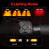 Turn Signals For Bicycle Light Bicycle Taillight Led Light With USB Charging Bicycle Lighting Safety Warning Brake Light Remote Control Bike Rear Light Back USB Rechargeable Safety Warning Cycling Light Fits On Any Road Bicycle