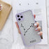 Twelve Constellations Phone Cases For iPhone X XR XS Max Case For iPhone 8 6s 7 Plus SE 11 12 Pro Max Mini Hard Back Cover Protective Shockproof Bumper Matte Clear Phone Cover for iPhone