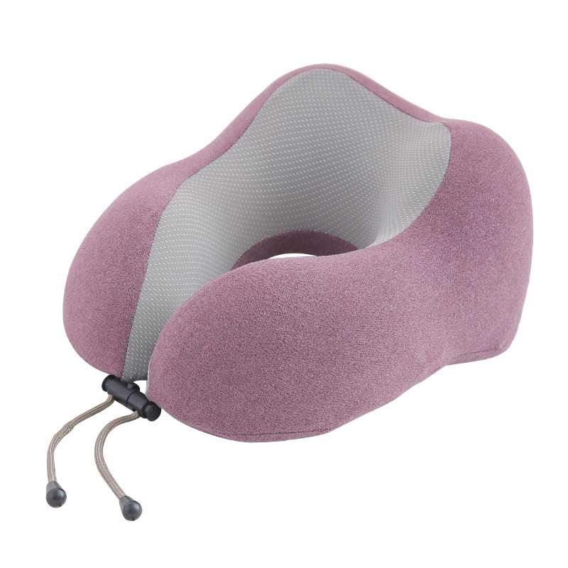 U-Shaped Magnetic Head Pillow Neck Pillow Memory Foam Padding Airplane Travel Office Lunch Break Car Hug Memory Foam Travel Pillow Neck Pillow Ideal for Airplane Travel Comfortable and Lightweight Improved Support Design Neck Pillow