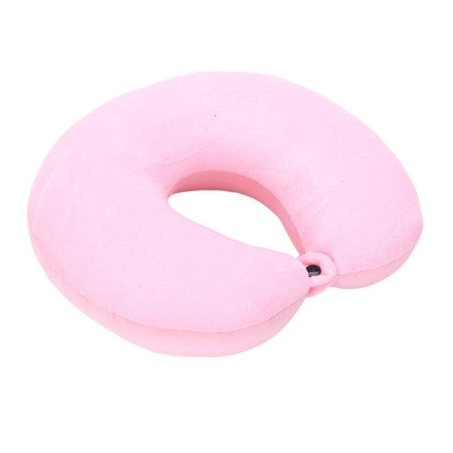 U Shaped Travel Pillow Particles Neck Car Plane Pillows Soft Cushion Home Outdoor Textile Memory Foam U-Shaped Pillow Slow Rebound Neck Pillow Nap Airplane Pillow Sleep With No Neck Pain Super Soft Memory Foam Neck Pillow Easy Washing With Removable Cover