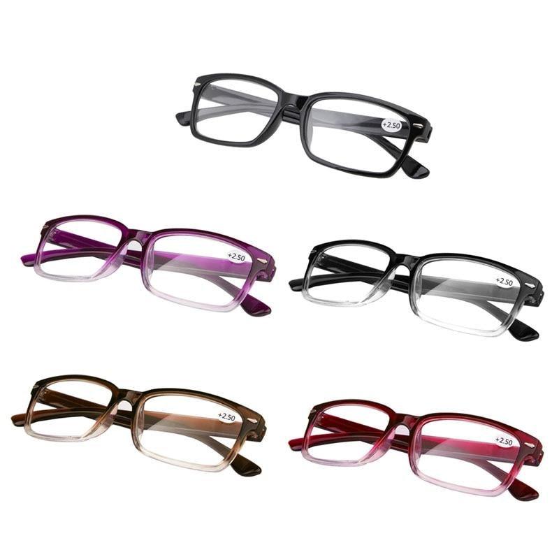 Ultra Light Reading Glasses Presbyopia  Eyeglasses Diopter Reading Glasses For Men Metal Quality Classic Frame Computer Readers Reading Glasses with Comfort Spring Hinges for Men and Women  1.0 1.5 2.0 2.5 3.0