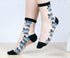 Ultra Thin Lace Mesh Fishnet Socks Mixed Fiber Transparent Stretch Elasticity Ankle Net Yarn Thin Women Cool Socks Ankle Socks Cotton Boat Socks For Women