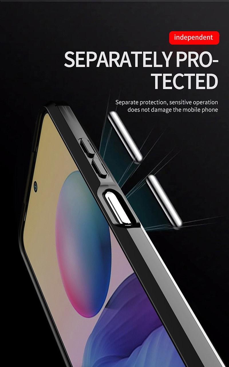 Ultra Thin Silicone Case Cover Phone Case Shockproof Case Protective Mobile Phone Case For Redmi note 10 5G Cover Case For Xiaomi Redmi 10 note 10 5G 10T 10S Pro Shockproof Silicone Phone Bumper For Redmi 10