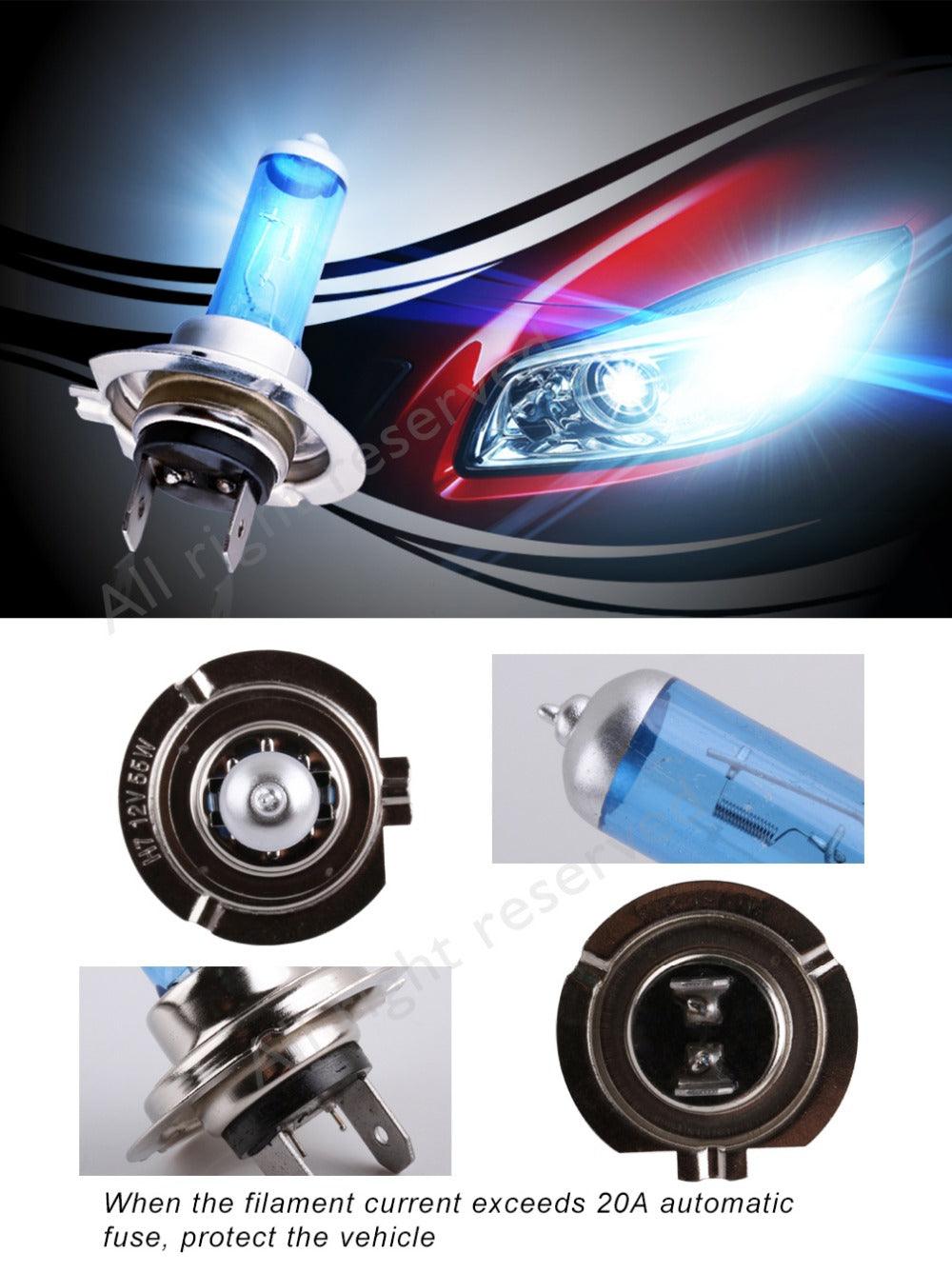 Ultra Upgraded Bright White Headlight Bulb Mini LED Headlight Bulb LED Headlights High Low Beam Super Bright White Fog Lights Halogen Bulb LED Fog Lamp Bulbs High Power Car Headlights Lamp Car Light Source parking