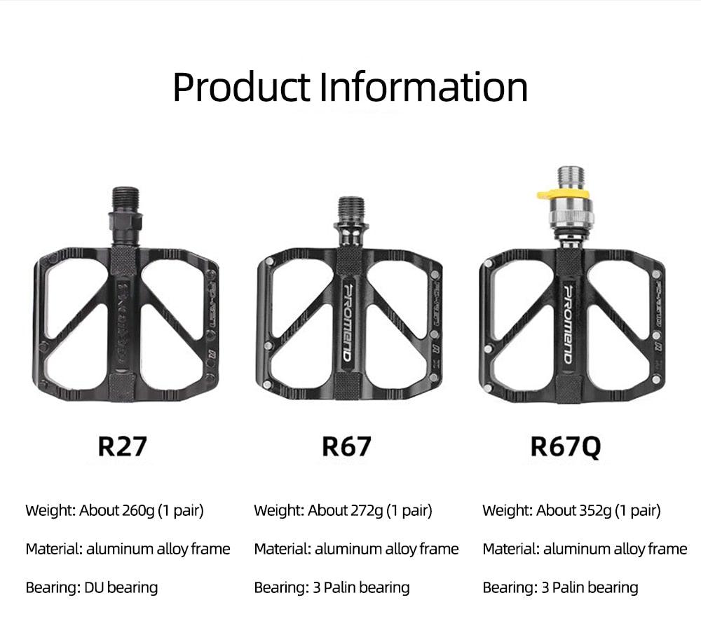 Ultralight 3 Bearings Pedal Bicycle Bike Pedal Anti-slip Footboard Bearing Quick Release Aluminum Alloy Bike Accessories Mountain Bike Pedals Non-Slip Lightweight Pedals Aluminum Alloy Sealed Bearing For Road Mountain