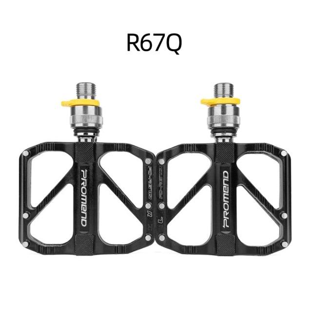 Ultralight 3 Bearings Pedal Bicycle Bike Pedal Anti-slip Footboard Bearing Quick Release Aluminum Alloy Bike Accessories Mountain Bike Pedals Non-Slip Lightweight Pedals Aluminum Alloy Sealed Bearing For Road Mountain