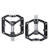 Ultralight Bicycle Pedal Road Flat Anti-slip Cycling Pedal Wide 3 Sealed Bearings Pedals Bicycle Accessories Bike Pedals Bearings Pedals for Bicycle Lightweight Bicycle Pedals For Road Bikes