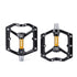 Ultralight Bicycle Pedal Road Flat Anti-slip Cycling Pedal Wide 3 Sealed Bearings Pedals Bicycle Accessories Bike Pedals Bearings Pedals for Bicycle Lightweight Bicycle Pedals For Road Bikes