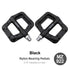 Ultralight Seal Bearings Bicycle Bike Pedals Cycling Nylon Road Pedals Flat Platform Bicycle Parts Accessories Mountain Bike Pedals Ultra Strong Machined Bicycle Flat Alloy Pedals Non-Slip