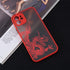 Unique Aesthetic Design Red Dragon Phone Case for iPhone 14 12 11 13 Pro Mini X XS XR Max 6 7 8 Plus SE Soft Bumper Fashion Cool Dragon Animal 3D Pattern Design Frosted PC Back Soft TPU Bumper Shockproof Protective Case