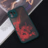 Unique Aesthetic Design Red Dragon Phone Case for iPhone 14 12 11 13 Pro Mini X XS XR Max 6 7 8 Plus SE Soft Bumper Fashion Cool Dragon Animal 3D Pattern Design Frosted PC Back Soft TPU Bumper Shockproof Protective Case