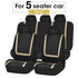 Unique Flat Cloth Car Seat Cover Detachable Headrests Solid Bench Flat Cloth Car Seat Cover Car Seat Covers Full Set Flat Cloth Full Set Car Seat Covers Front Rear Split Bench Protection Interior Accessories Universal Car Seat Cover Universal Fit for Cars