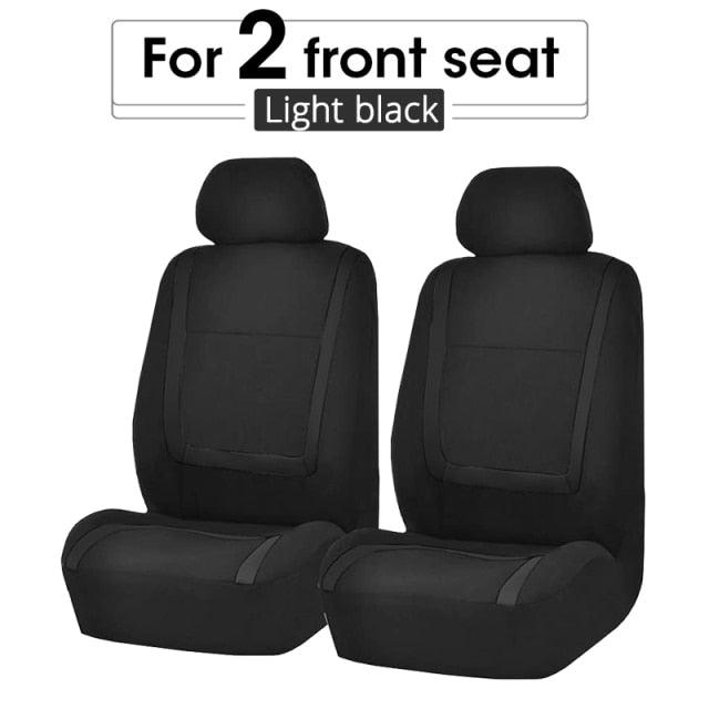 Unique Flat Cloth Car Seat Cover Detachable Headrests Solid Bench Flat Cloth Car Seat Cover Car Seat Covers Full Set Flat Cloth Full Set Car Seat Covers Front Rear Split Bench Protection Interior Accessories Universal Car Seat Cover Universal Fit for Cars