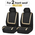 Unique Flat Cloth Car Seat Cover Detachable Headrests Solid Bench Flat Cloth Car Seat Cover Car Seat Covers Full Set Flat Cloth Full Set Car Seat Covers Front Rear Split Bench Protection Interior Accessories Universal Car Seat Cover Universal Fit for Cars