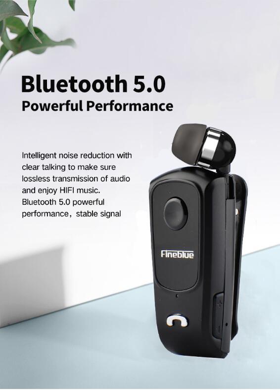 Unique Mini Wireless Earphone Retractable Portable Bluetooth Headset Calls Remind Vibration Sport Run Gamer Headphone Portable Design Comfortable HI-FI Stereo Earphones Noise Cancelling Bluetooth Earpiece