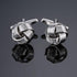 Unique Shirt Cufflinks Fashion Twist Cufflinks Love Knot Ball Shirt Cufflinks For Men Elegant Groom Gift Stainless Steel Cuff Links For Wedding