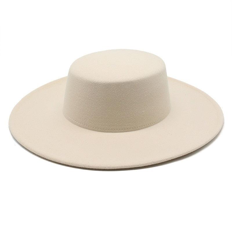 Unique Style Fedora Hats For Women Retro New Trendy Wide Brim Cap For Summer Party Women's Hat Big Fedora Hat Luxury Wedding Hats Flat Top Hat