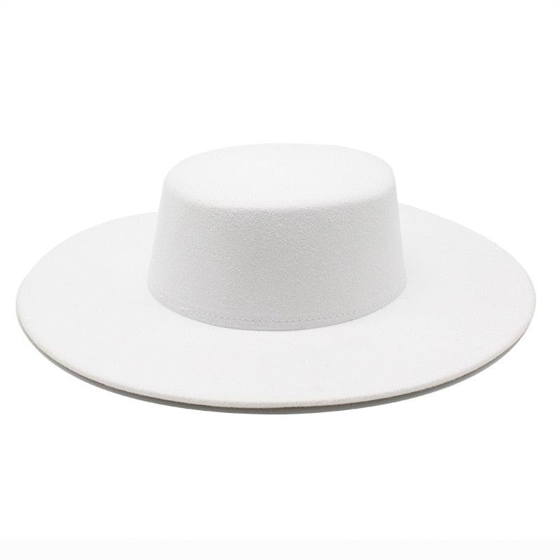 Unique Style Fedora Hats For Women Retro New Trendy Wide Brim Cap For Summer Party Women's Hat Big Fedora Hat Luxury Wedding Hats Flat Top Hat