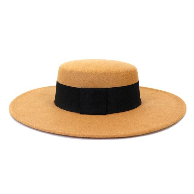 Unique Style Fedora Hats For Women Retro New Trendy Wide Brim Cap For Summer Party Women's Hat Big Fedora Hat Luxury Wedding Hats Flat Top Hat