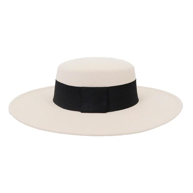 Unique Style Fedora Hats For Women Retro New Trendy Wide Brim Cap For Summer Party Women's Hat Big Fedora Hat Luxury Wedding Hats Flat Top Hat