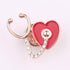 Unique Unisex Heart Shaped Brooch Pin Modern Brooch Pin Luxury Nurse Backpack Cute Brooches Charming Elegant Unisex Jewelry For Your Friends