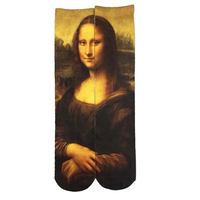 Unisex 3D Print Funny Art Socks Cotton for Lovers with Painting and Snacks Funny Socks Long Kawaii Cute and Cool Gifts for Men And Women