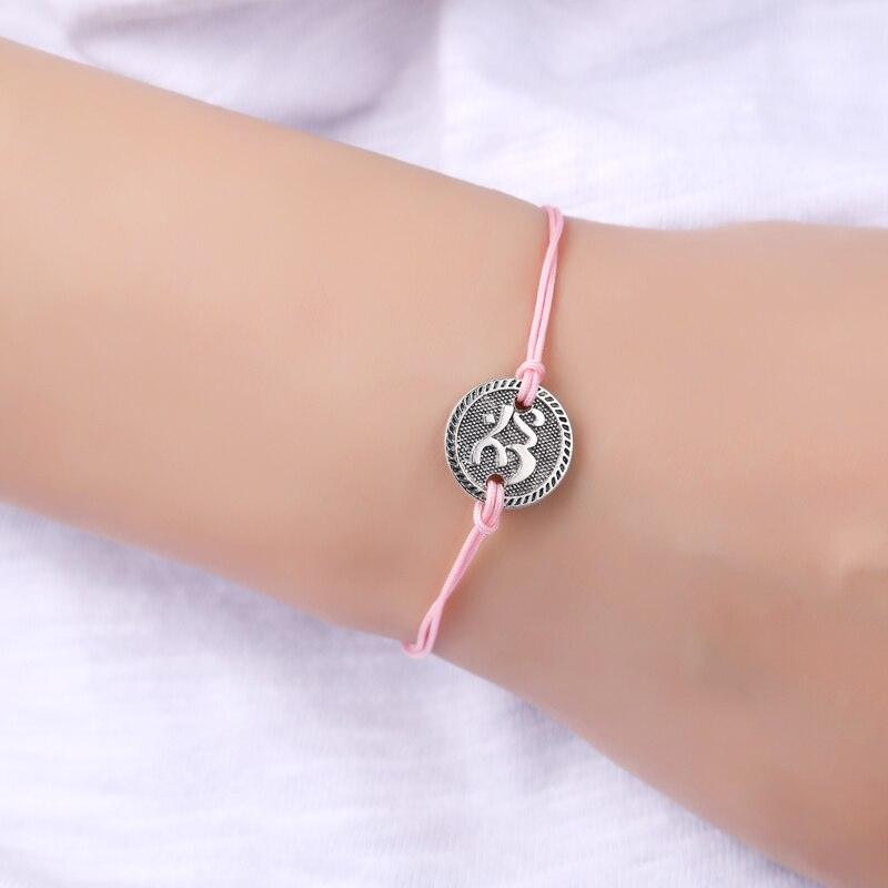 Unisex Adjustable Statement Card Make A Wish Silver I Love Yoga Charm Bracelets Nautical Braided Bracelets For Men Handmade Quality Rope Bracelet Round Bracelet For Mens Women