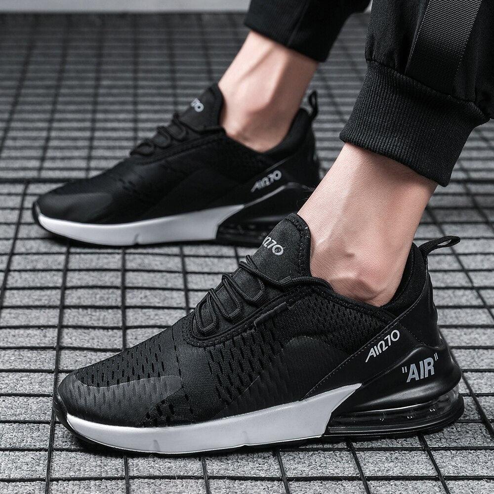 Unisex Air Cushion Running Shoes Mens Sneakers Breathable Light Sports Shoes Training Jogging Arch Support Tennis Shoe Breathable Air Cushion Sneakers For Gym Workout