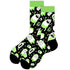 Unisex Cartoon Halloween with Skulls and Alien Socks for Men and Women Funny and Spoof Men's Socks Warm Pure Cotton Middle Tube Socks for Autumn And Winter