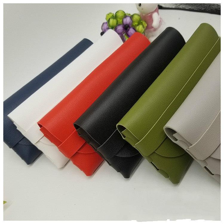 Unisex Fashion Glasses Bag Protective Case Cover Women Men Portable Sunglasses Case Box Reading Leather Eyeglasses Case Portable Carrying Case Sunglasses Protective Holder