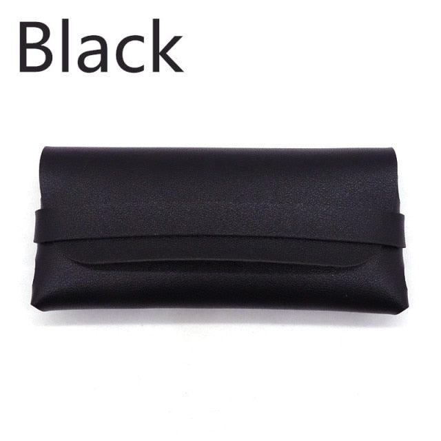 Unisex Fashion Glasses Bag Protective Cover Portable Sunglasses Case Reading Eyeglasses Box Pouch Storage Bags Leather Eyeglasses Case Portable Carrying Case Sunglasses Protective Holder