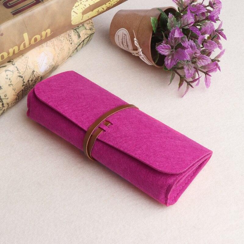 Unisex Felt Sunglasses Bags Cases Portable Soft Glasses Bag Lightweight Design Portable Soft Felt Slip In Pouch Case Reading Glasses Bag Soft Slip In Sunglasses Holder Sleeve For Eye Glasses Protection And Travel Storage