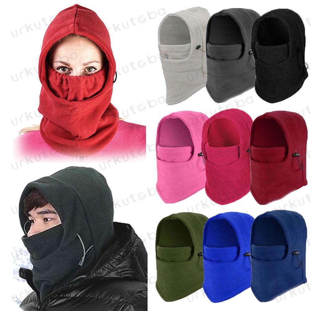 Unisex Polar Fleece Hood Hat Casual  Beanie Ski Snow Cap Snood Scarf Warmer Thermal Neckerchief Drawstring Soft Balaclava Pullover Knitted Beanie for Adults Men Women Ski Caps New Balaclava Party Mask Hat Caps For Skiing Bicycle Cycling Outdoor Headwarmer