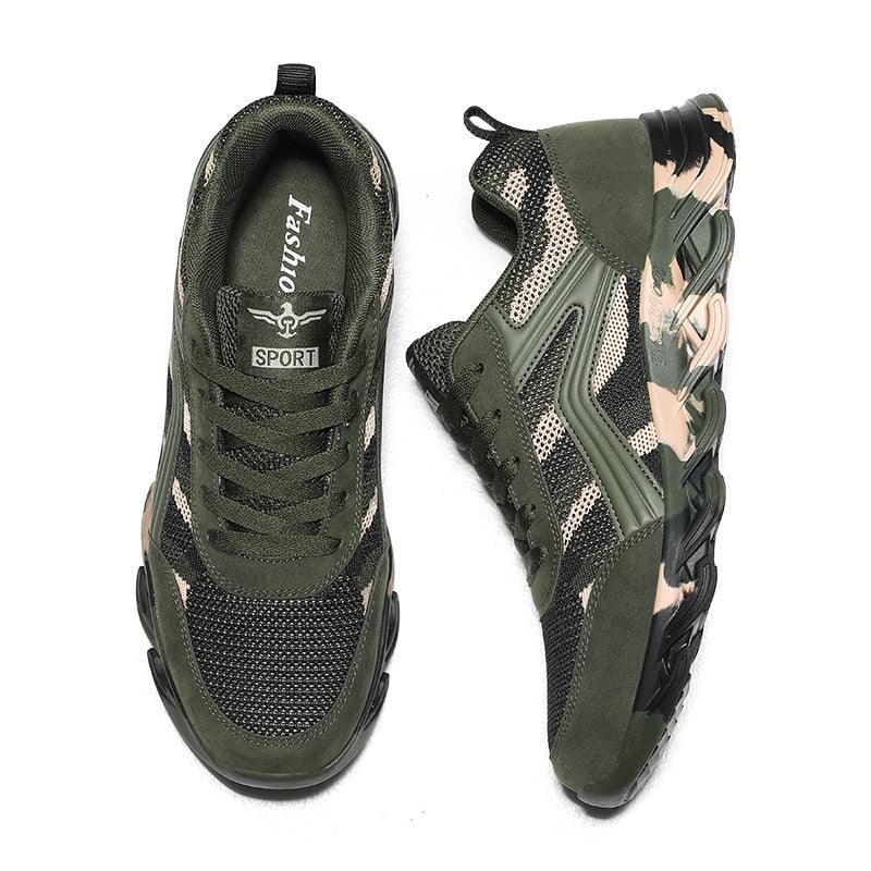 Unisex Running Sport Outdoor Sneakers Breathable Women Camouflage Green Walking Jogging Sneakers Fashion Lightweight Running Casual Sneakers For Workout