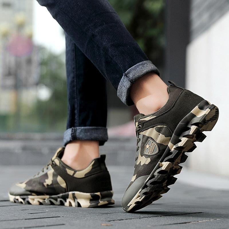 Unisex Running Sport Outdoor Sneakers Breathable Women Camouflage Green Walking Jogging Sneakers Fashion Lightweight Running Casual Sneakers For Workout