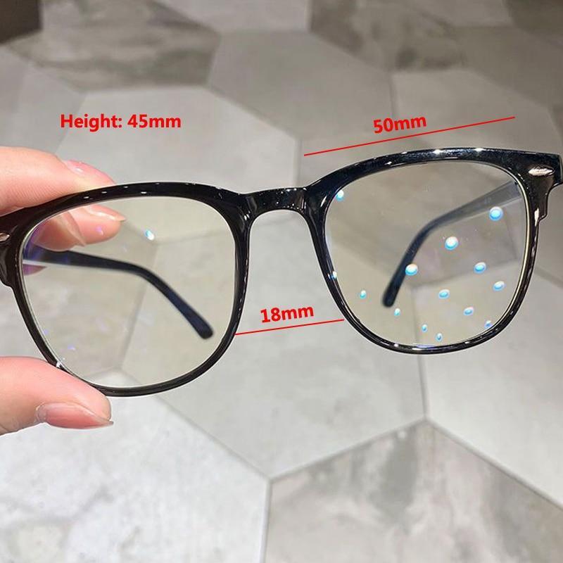 Unisex Stylish Eyeglasses Glasses Clear Lens Women Men Eyewear Anti Blue Light Glasses Computer Goggles Eye Protection For Men And Women Diopter 0 -0.5 -1.0 -1.5 -2.0 -2.5 -3.0 To -6.0