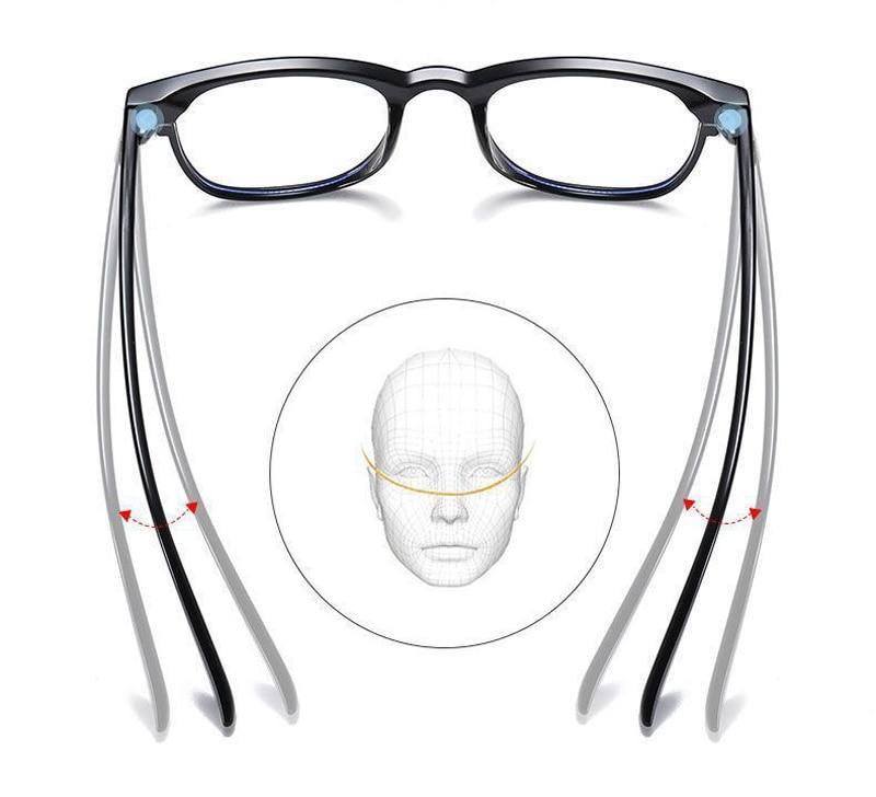 Unisex Stylish Eyeglasses Glasses Clear Lens Women Men Eyewear Anti Blue Light Glasses Computer Goggles Eye Protection For Men And Women Diopter 0 -0.5 -1.0 -1.5 -2.0 -2.5 -3.0 To -6.0